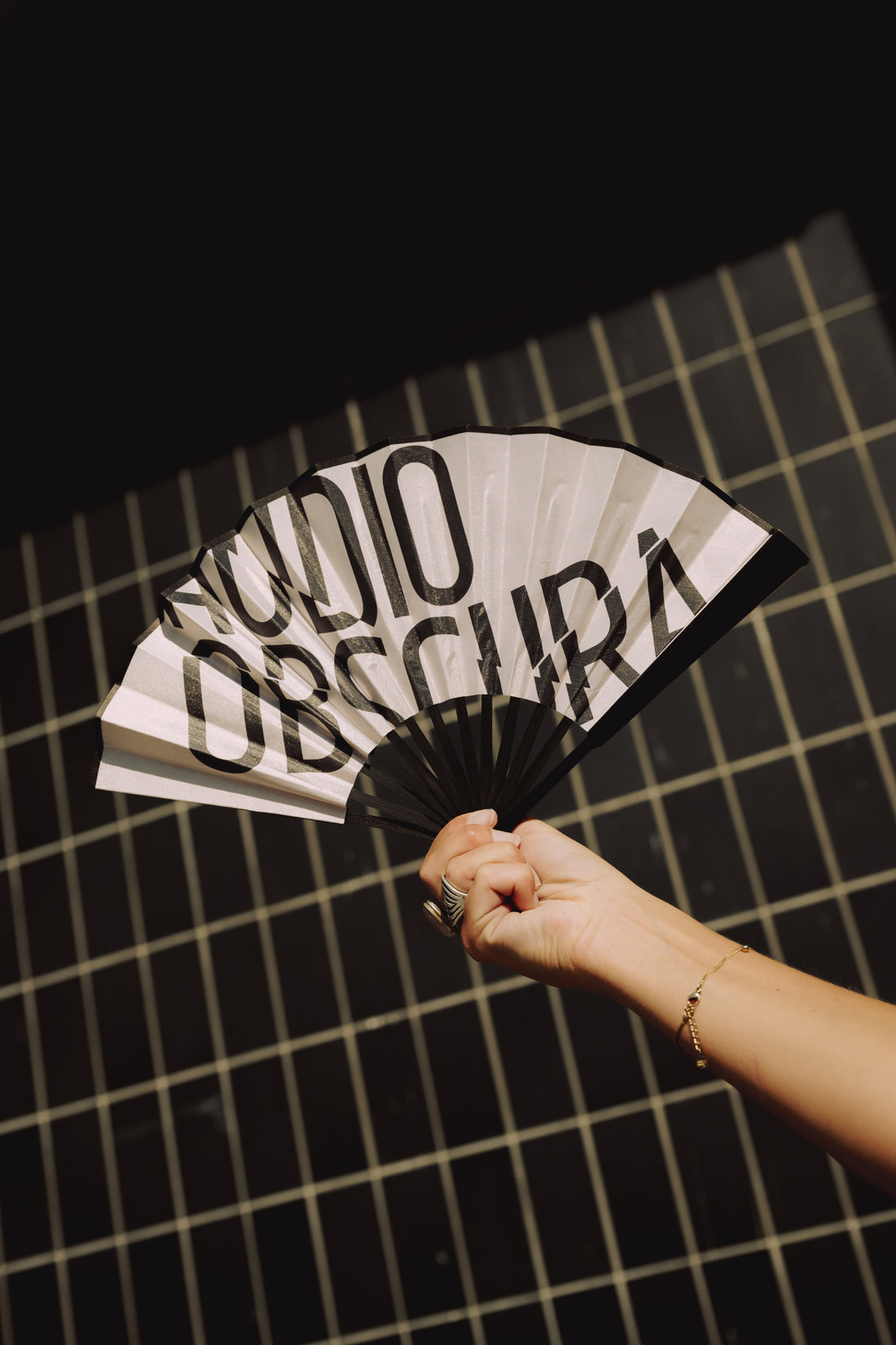 Audio Obscura Handfan - Off-White